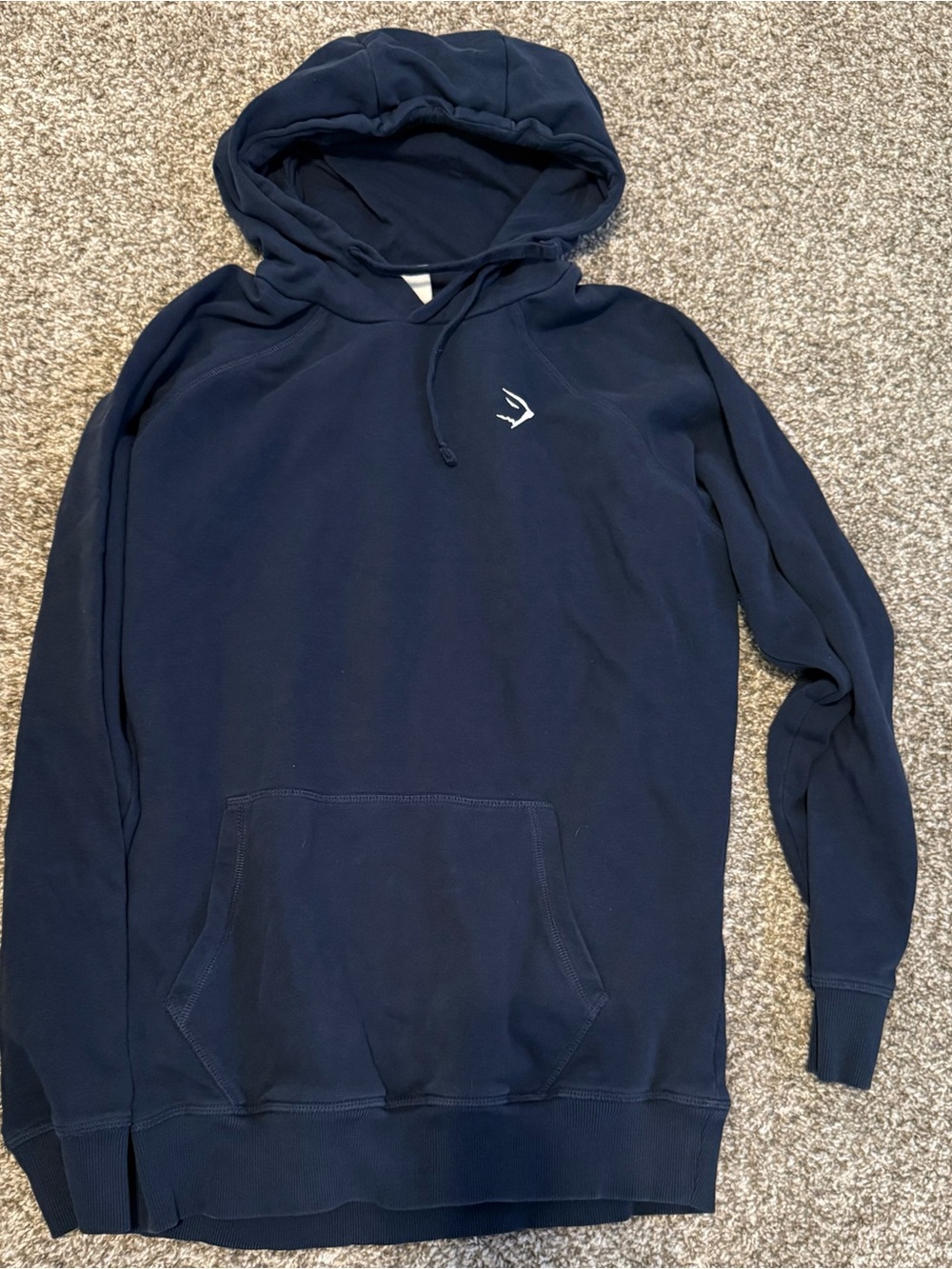 Gymshark Navy Blue Hoodie Sweatshirt Men’s Medium